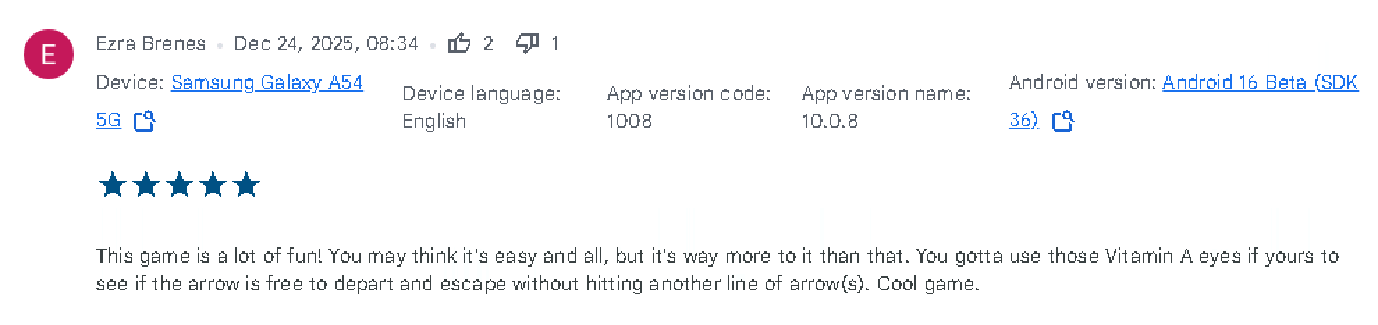 Player Review 14