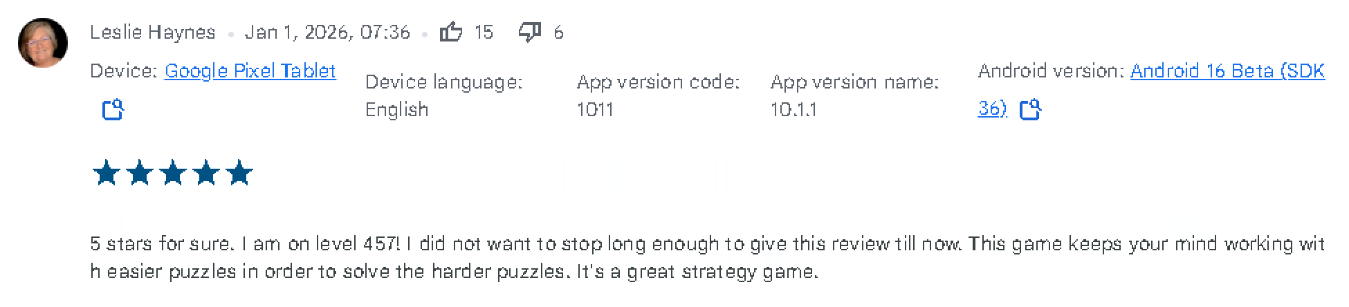 Player Review 15